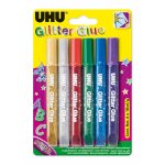 Colle � paillette 10 ml uhu - le lot de 6 tubes