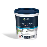 Colle pte et joint 2 en 1 gris bostik - le pot de 1, 5kg