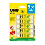 Colle stick blanc 8, 2 g uhu - le lot de 5