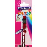 Collier pour chat velours rflchissant clochette fermeture scurise vitakraft - le collier