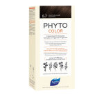 Coloration permanente 5. 7 chtain clair marron sans ammoniaque longue dure color phyto - la boite