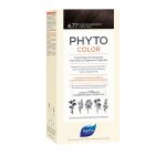 Coloration permanente chtain marron profond sans ammoniaque longue dure color phyto - le kit