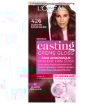 Coloration 4. 26 auburn gourmand sans ammoniaque gloss casting crème gloss l'oreal paris - la boîte Coloration 4. 26 auburn gourmand sans ammoniaque gloss casting crème gloss l'oreal paris - la boîte