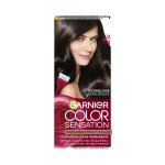 Coloration permanente 3. 0 chtain fonc fade - resist couvre 100% cheveux blancs color sensation garnier ...