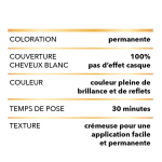 Coloration permanente 4 blond cendré naturel couvre 100% cheveux blancs belle color l'oreal paris - la ... Coloration permanente 4 blond cendré naturel couvre 100% cheveux blancs belle color l'oreal paris - la ...