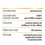 Coloration permanente 5. 62 acajou iris riche couvre 100% cheveux blancs belle color l'oreal paris - ...