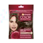 Coloration semi - permanente châtain clair 5. 0 color shampoo retouch garnier - la boite Coloration semi - permanente châtain clair 5. 0 color shampoo retouch garnier - la boite