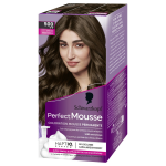 Coloration permanente 500 ch�tain sans amoniaque mousse perfect mousse schwarzkopf - la boite de coloration ...