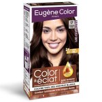 Coloration permanente 17 marron cacao huile d'argan couvre 100% cheveux blancs color & clat eugene color ...