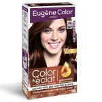 Coloration permanente 74 marron moka ultra brillant les raffines huile d'argan eugene color - la boite ...
