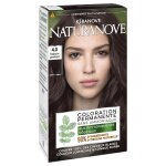 Coloration permanente 4. 0 chtain fonc sans ammoniaque couvre 100% cheveux blancs naturanove keranove ...