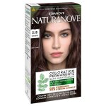 Coloration permanente 5. 15 chocolat sans amoniaque couvre 100% cheveux blancs naturanove keranove - ...