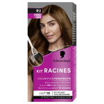Coloration permanente r2 chtain dor couvre 100% des cheveux blancs kit racines schwarzkopf - la bote ...