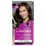 Coloration permanente r6 chtain naturel couvre racines kit racines schwarzkopf - la bote de coloration ...