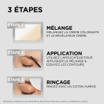 Mascara  sourcils semi - permanent teinte chtain fonc (3. 0) brow color l'oreal paris - la boite de ...