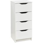 Commode westphallen 4 tiroirs blanc - la commode Commode westphallen 4 tiroirs blanc - la commode