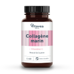 Complment alimentaire collagne marin vitamine c beaut de la peau vitavea - le pot de 60 comprims