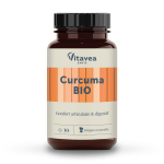 Compl�ment alimentaire curcuma bio confort articulaire & digestif vitavea - le pot de 30 comprim�s