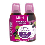 Compl�ment alimentaire draineur cassis milical - le lot de 2 flacons de 500ml