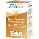 Complment alimentaire expert bronzage sublime anti - age 3en1 juvamine - la boite de 60 glules