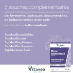 Complment alimentaire flore intestinale vitavea - la boite de 30