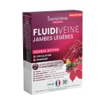 Complment alimentaire fluidi veine jambes lgres double action santarome - la boite de 30 comprims ...