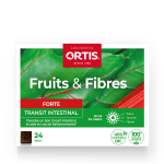 Compl�ment alimentaire fruits & fibres ortis laboratoires - la boite de 24