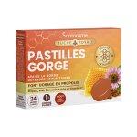 Complment alimentaire pastille gorge apaise la gorge dfense immunitaire santarome - la boite de 24 ...