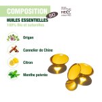 Complment alimentaire respiration aise aux 4 huiles essentielles bio aromaforce pranarom - la bote ...