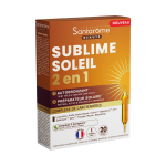 Complment alimentaire sublime soleil 2 en 1 complexe de carotnodes santarome - la boite de 20 ampoules ...