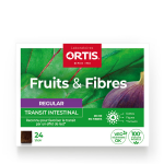 Complment alimentaire transit intestinal regular fruits & fibres laboratoire ortis - la boite de 24 ...