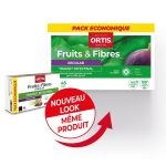 Complment alimentaire transit intestinal regular fruits & fibres laboratoire ortis - la bote de 45 ...