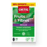 Complment alimentaire transit intestinal riche en fibres regular fruits et fibres - la bote de 30 comprims ...