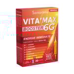 Complment alimentaire vita'max booster 6g energie immdiate  l'orange santarome bio - la boite de 20 ...