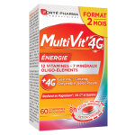 Complément alimentaire vitalité multivit'4g energie forte pharma - la boîte de 60 comprimés bicouches ... Complément alimentaire vitalité multivit'4g energie forte pharma - la boîte de 60 comprimés bicouches ...