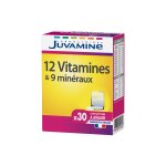 Complment alimentaire vitamines et minraux juvamine - la boite de 30 comprims - 27g