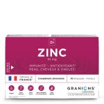 Complment alimentaire zinc granions - la boite de 30 ampoules