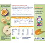 Compote bb ds 6 mois gourdes multipack 4 varits bio hipp - les 8 gourdes de 90g