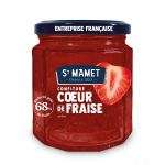 Confiture c?ur de fraise saint mamet - le pot de 310g Confiture c?ur de fraise saint mamet - le pot de 310g