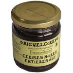 Confiture de cerises noires entires miguelgorry - le pot de 220 g