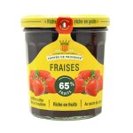 Confiture fraise camarosa les comtes de provence - le pot de 340g