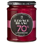 Confiture framboise allégée en sucres leonce blanc - le pot de 320 g Confiture framboise allégée en sucres leonce blanc - le pot de 320 g