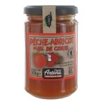 Confiture pêche abricot miel charles antona - le pot de 350 g Confiture pêche abricot miel charles antona - le pot de 350 g