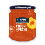 Confiture pche saint mamet - le pot de 310g