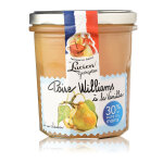 Confiture poire williams et vanille allge en sucres lucien georgelin - le pot de 320g