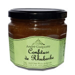 Confiture rhubarbe andre guepratte - le pot de 370g