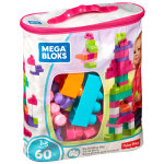 Construction 1er ge sac medium rose mega bloks - le sac