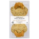 Coquilles saint - jacques noix de st jacques  la bretonne mix buffet - la barquette de 2 - 280g