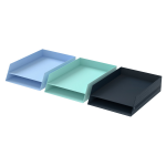 Corbeille À courrier harmonia avec 2 niveaux oxford - la corbeille À courrier en coloris aléatoire Corbeille À courrier harmonia avec 2 niveaux oxford - la corbeille À courrier en coloris aléatoire
