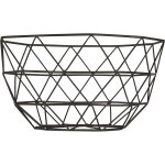 Corbeille  fruits motif triangles 26x26x14cm frandis - la corbeille  fruits